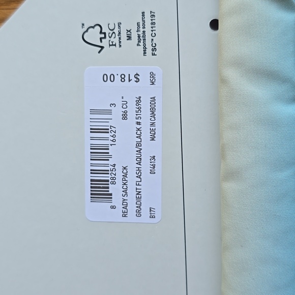 ADIDAS BRAND MULTI COLORED "READY SACKPACK" - Picture 6 of 7